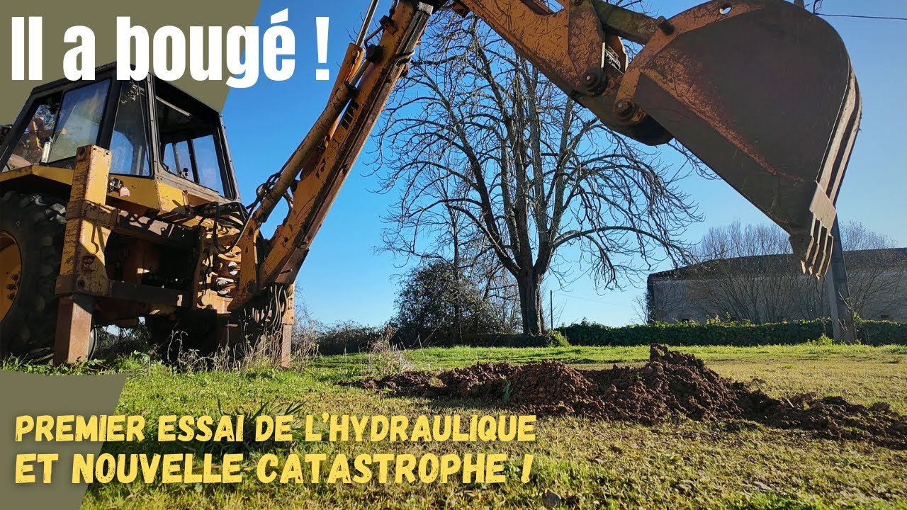 J'essaie la retro et le chargeur du Case 580F - du bon et du très MAUVAIS 😭 - [TRACTO37] - Ep156