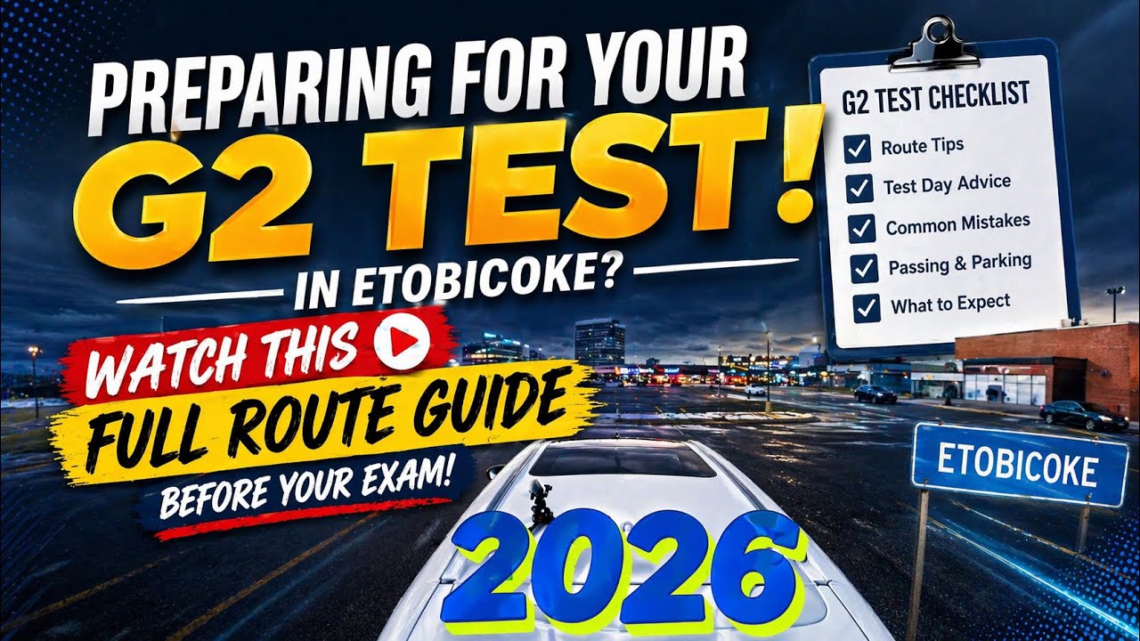 Etobicoke G2 Road Test Route 2026| Real Test Tips 