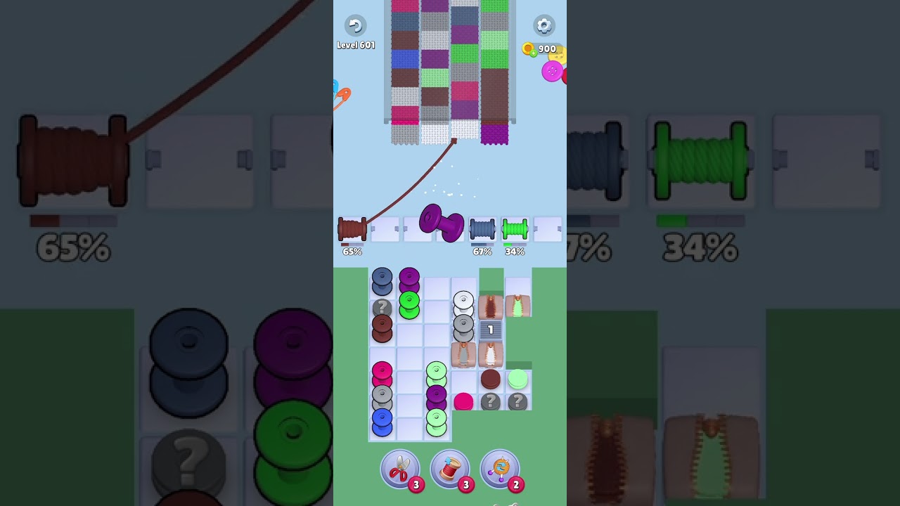 [Knit Out] Level 601 Answer&Walkthrough Solution