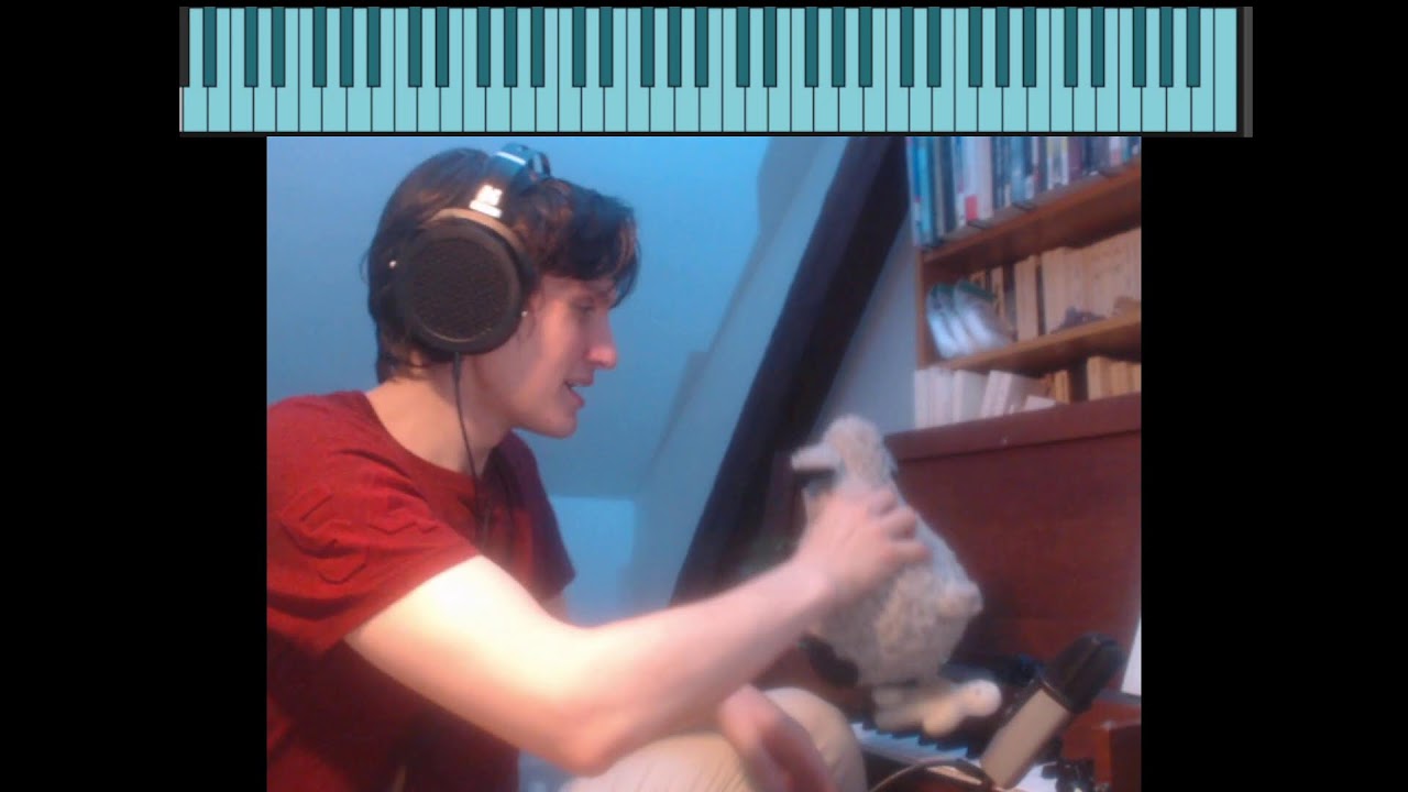 Late night unplanned (baroque?) piano improvisation stream