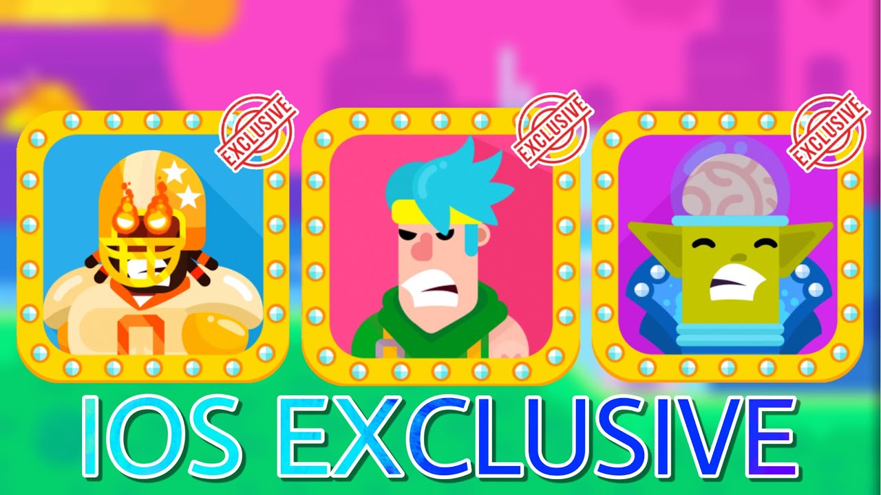 Bowmasters Exclusive IOS Characters Gameplay