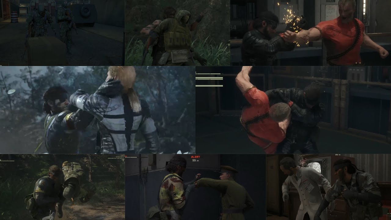 New CQC animation compilation (soldiers, The Boss, Volgin) - Metal Gear Solid DELTA Snake Eater