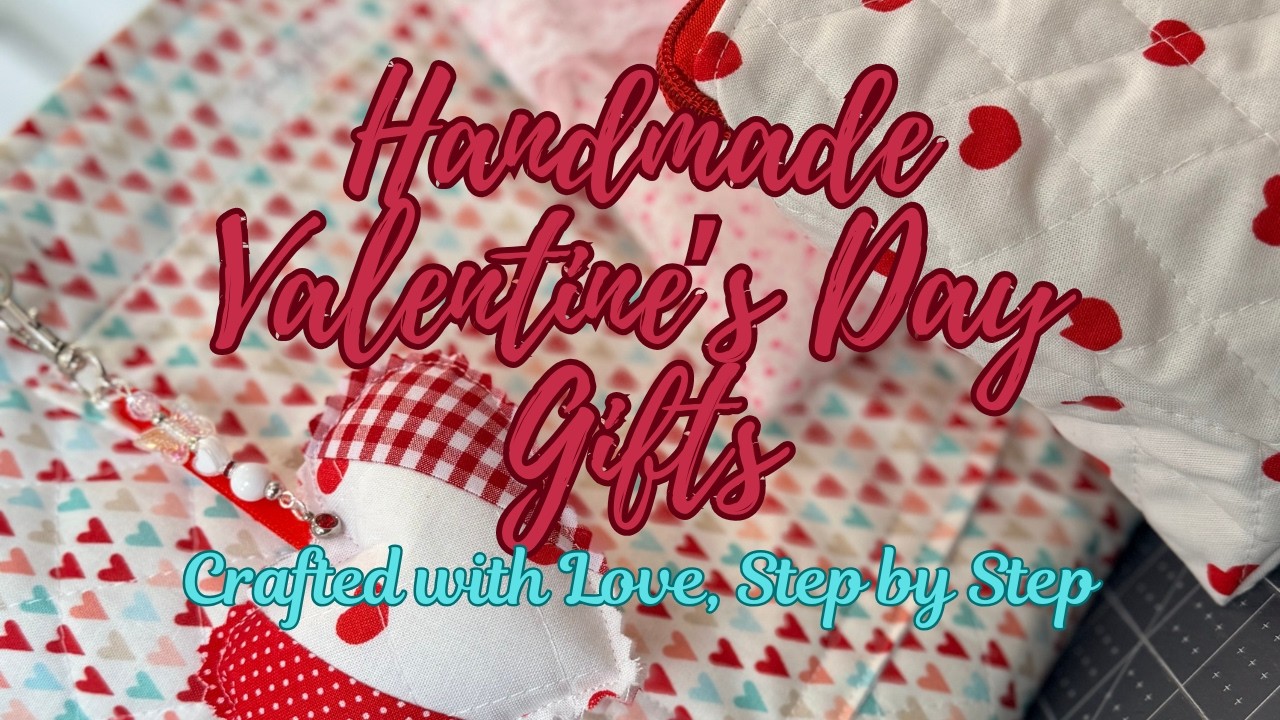 💘 Valentine’s Day Sewing Marathon | Handmade Totes, Makeup Bags, Wallets & More