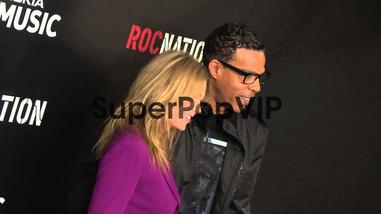 Ellen Pompeo, Chris Ivery at 2013 Roc Nation Pre-Grammy B...