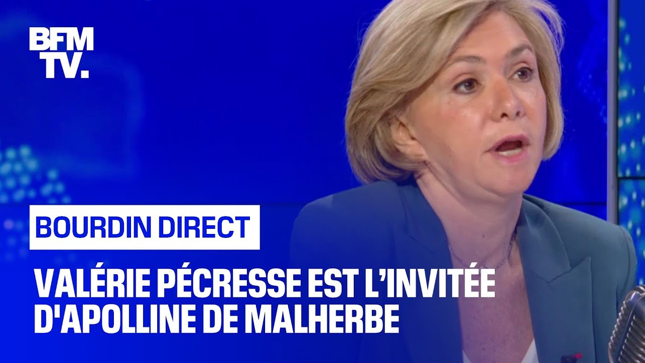 Valérie Pécresse face à Apolline de Malherbe en direct