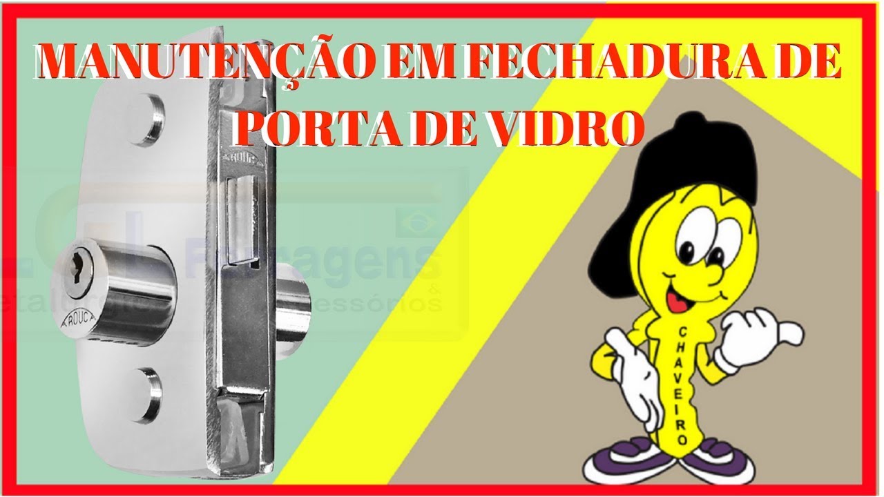 🔴Fechadura - Como Fazer  Manutenção  em  Fechadura de de  Porta de Vidro!