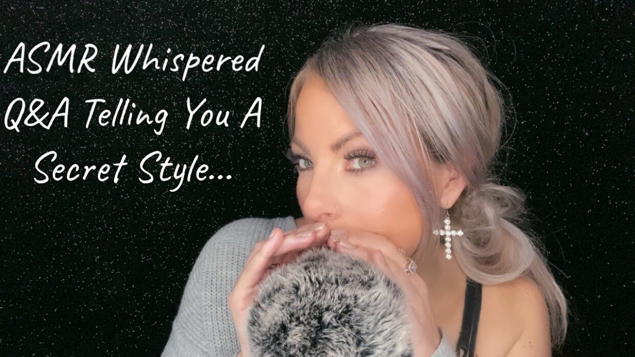 ASMR - Cupped Whispering Q&A “Telling You A Secret” Style  | Sleep and Tingles