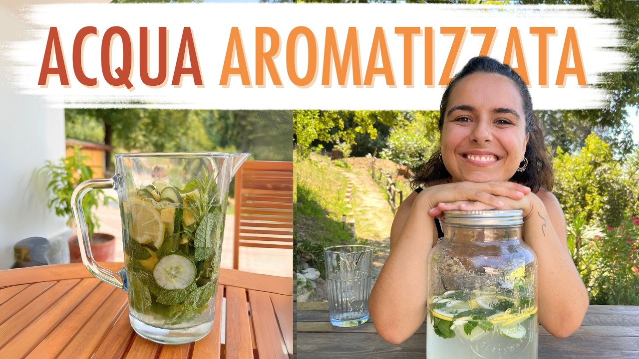 Come Fare L'acqua Aromatizzata in Casa! Bevanda Fresca Dissentante per l'Estate | ElefanteVeg