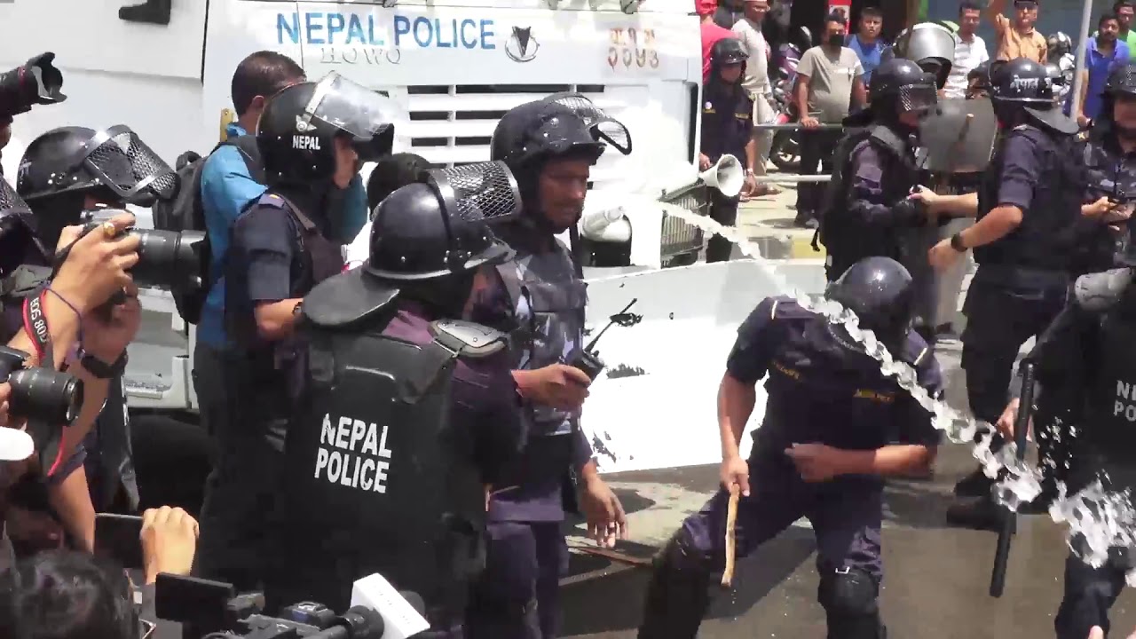 Nepali Aandolan At Maitighar