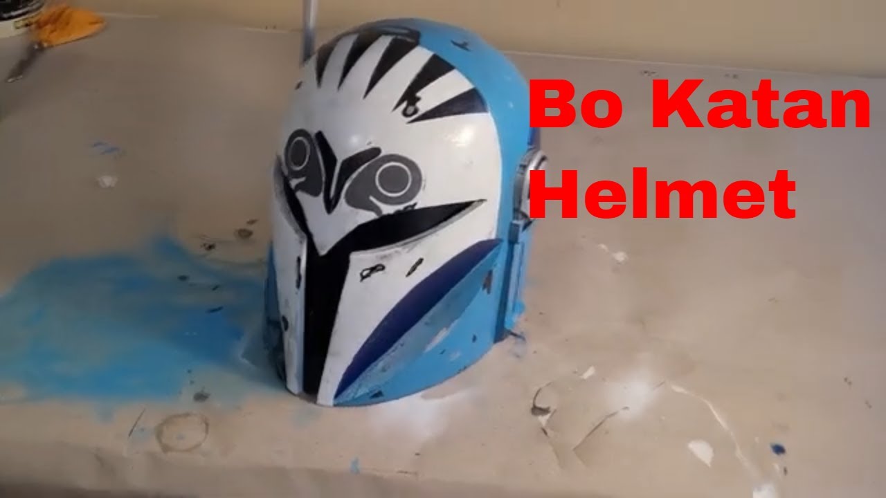 Painting a 3D printed Bo Katan Helmet