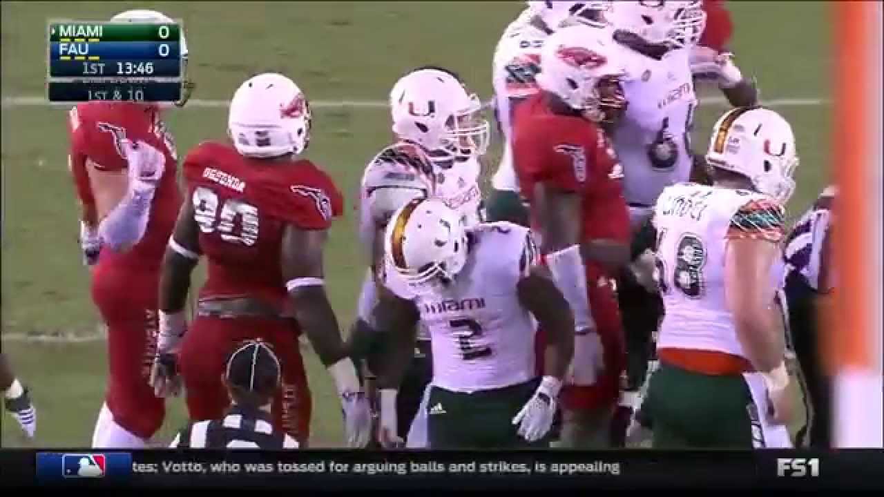 NCAAF - Miami at Florida Atlantic (2015)