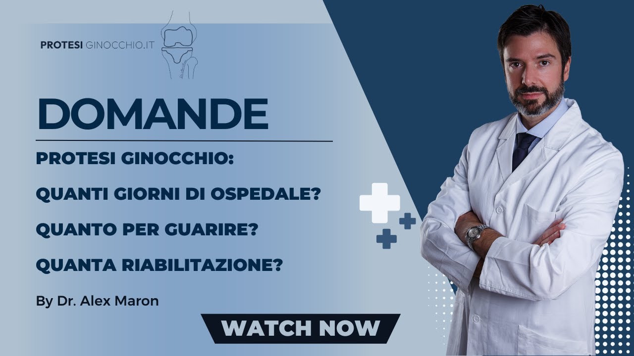 Protesi ginocchio: quanti giorni di ospedale? quanto tempo per guarire? quanta riabilitazione?