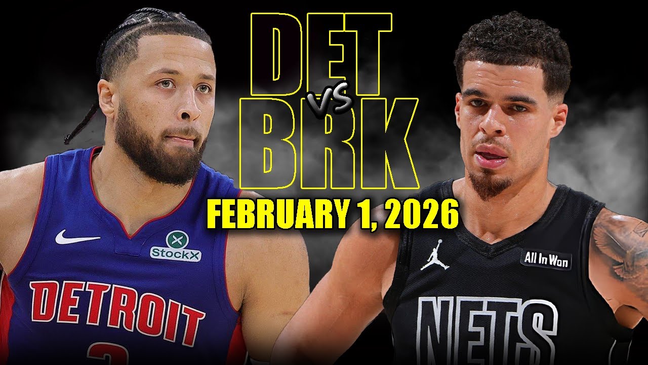 Detroit Pistons vs Brooklyn Nets Full Game Highlights &ndash; February 1, 2026 | NBA Season