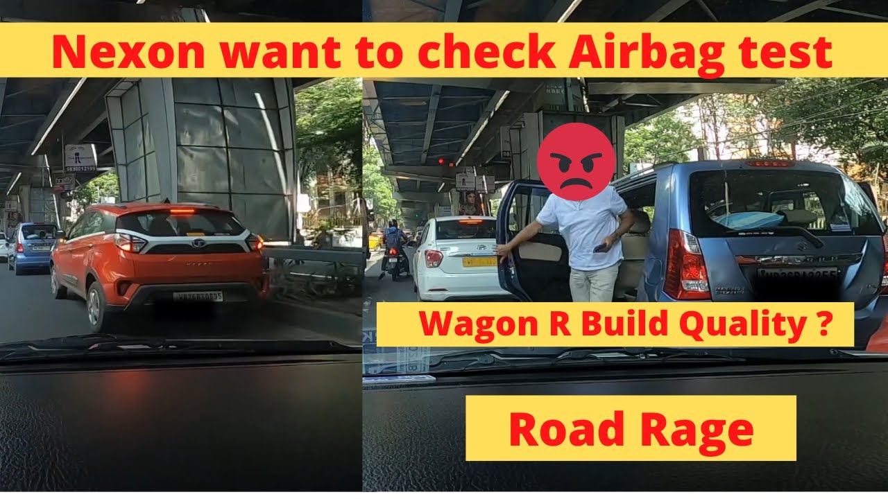 Tata Nexon Live Accident With Wagon R | Indian Road Rage | Dash Cam Video | Part 11