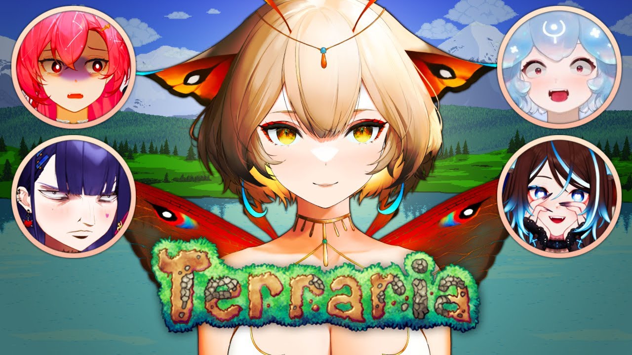 Yuzu Plays Terraria (ft. Vienna, Numi, Bao & Sinder)