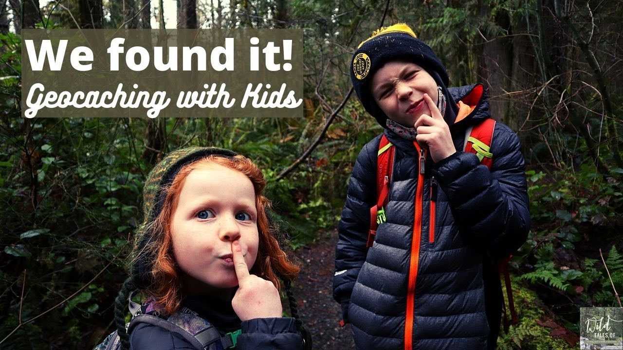 We Found it! Geocaching with Kids | Wild Tales of...Seattle Family Vlogs
