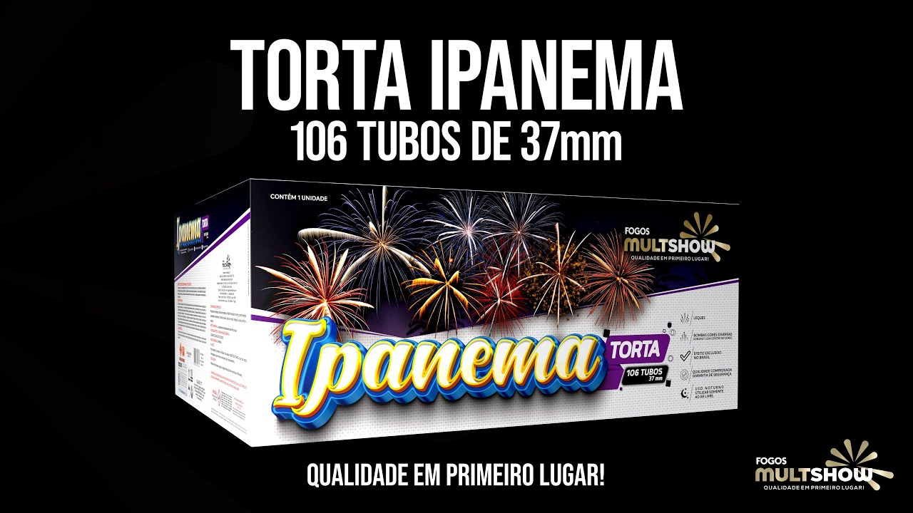 TORTA IPANEMA | FOGOS MULTSHOW