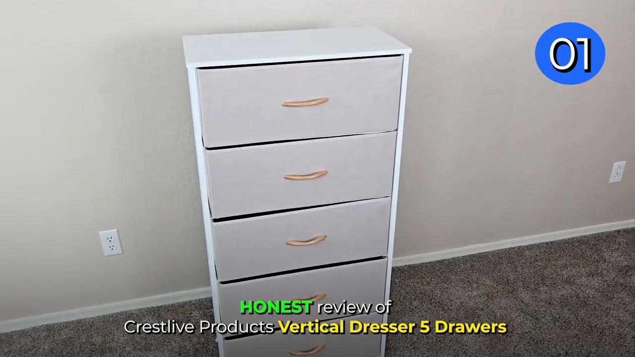 vertical dresser 5 Drawers | dresser storage unit