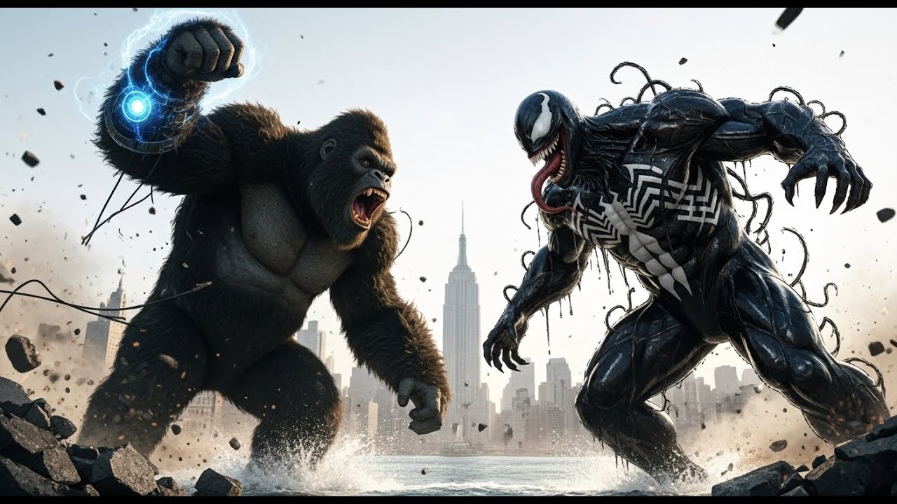 Venom Titan Invades City &mdash; Kong Prime&rsquo;s Empire State Showdown | Beasts Of Eternity