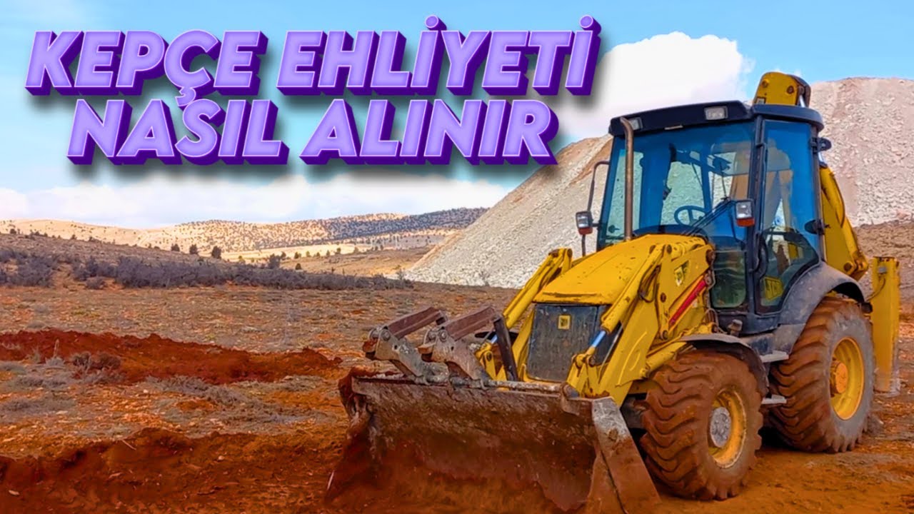 🔥 Kepçe Ehliyeti Uygulama Sınavı 💥 %100 Geçmek İçin Bilmen Gerekenler! 🔥İZLEMEDEN SINAVA GİRME! #jcb