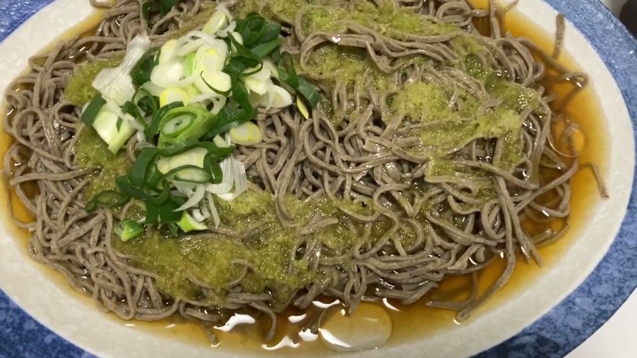 エンボスローラー生粉打ち蕎麦うんまい‼️