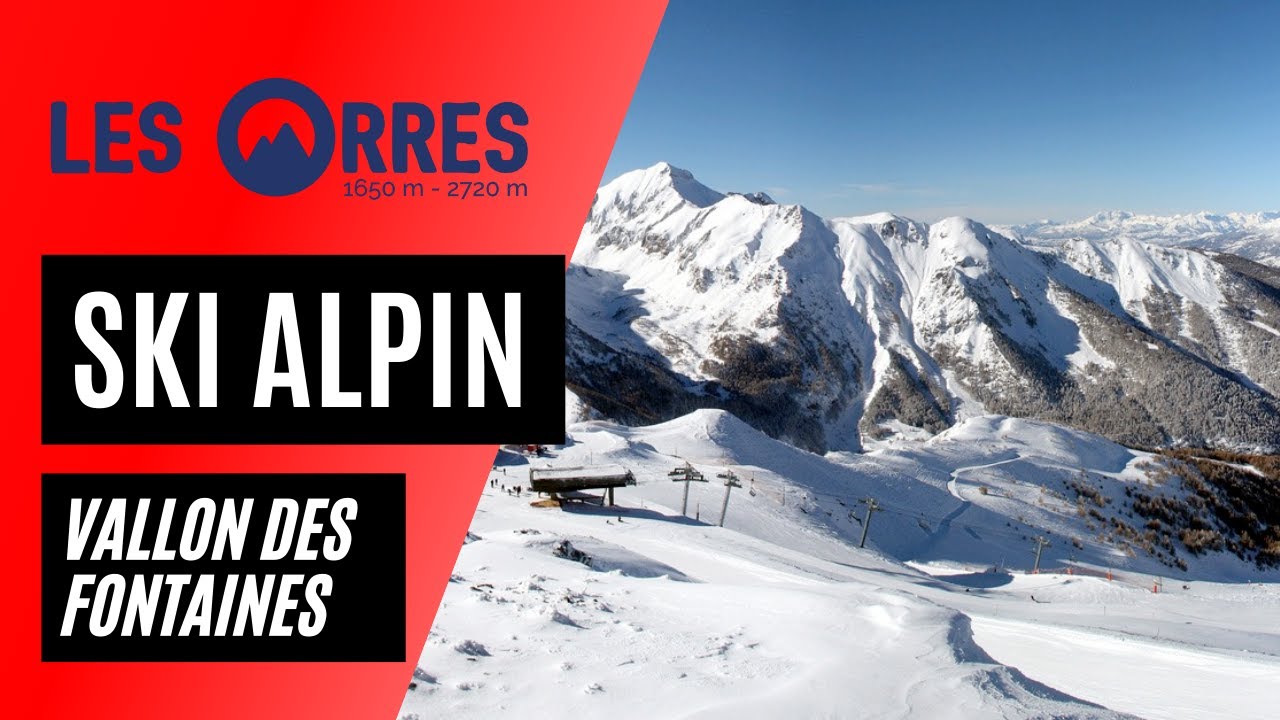 Piste Vallon des fontaines | 01/01/24 | Les Orres