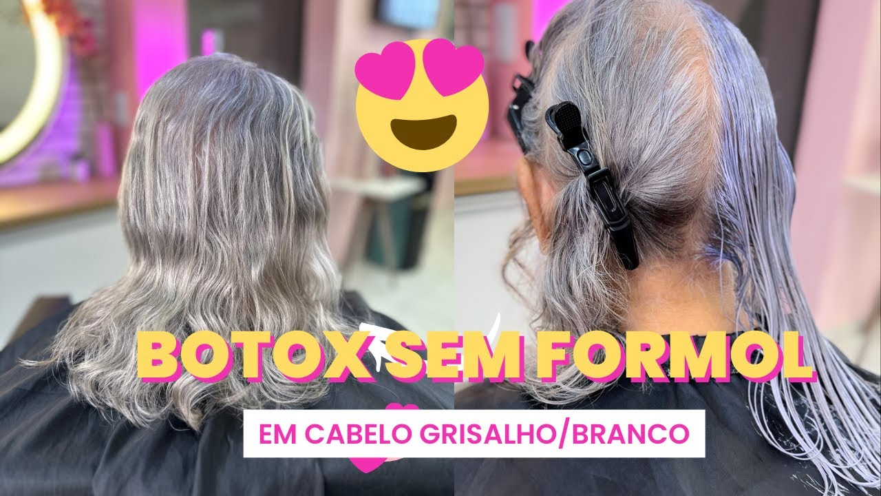 BOTOX SEM FORMOL PARA CABELOS GRISALHOS/ BRANCOS