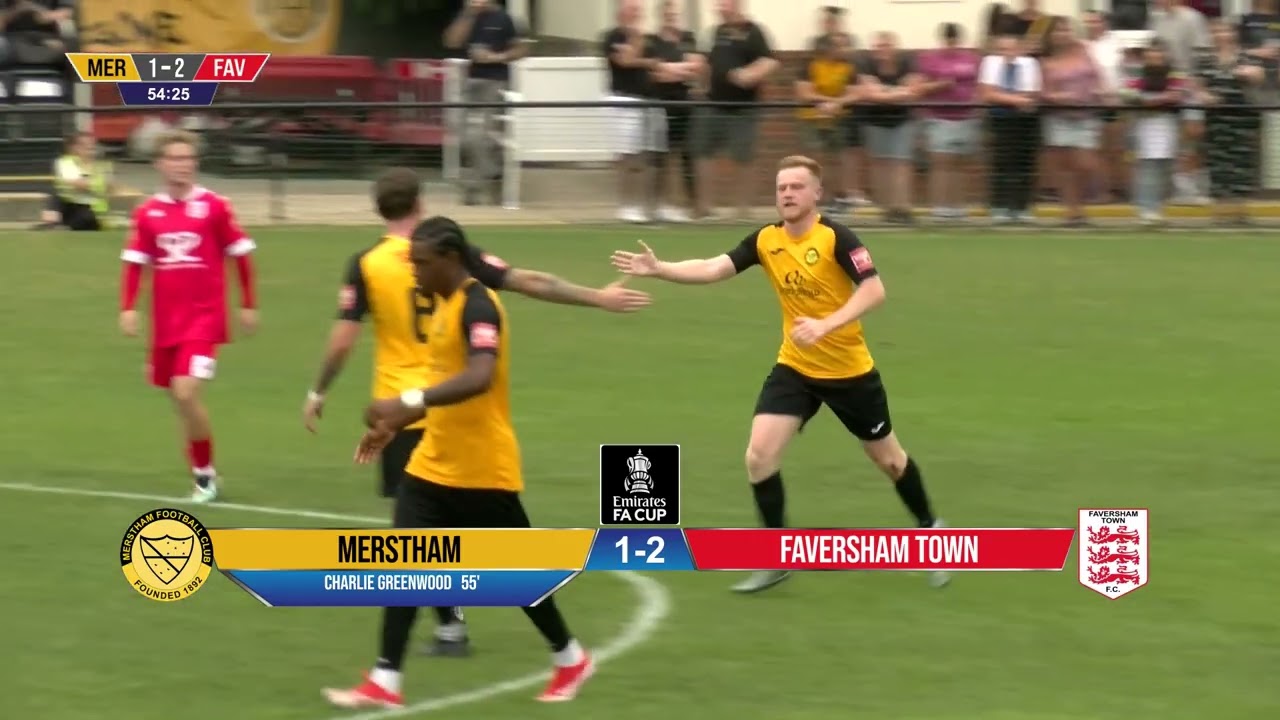 Merstham 2-4 Faversham Town | Match Highlights | 16 August 2025 | Emirates FA Cup