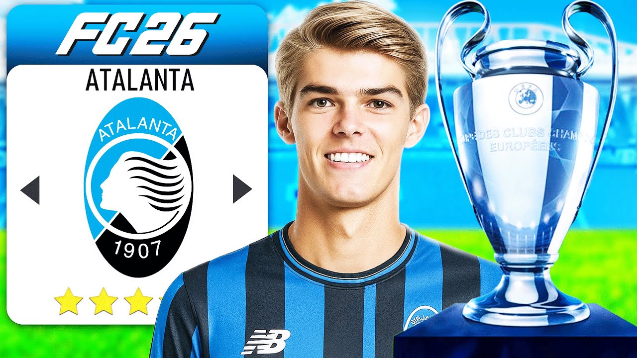 RICOSTRUISCO L'ATALANTA fino ALLA VITTORIA della CHAMPIONS LEAGUE su FC26!
