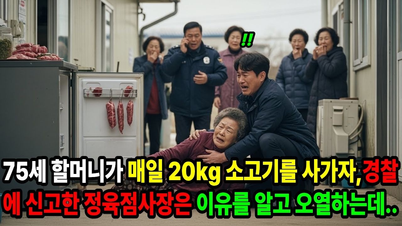 80세 할머니가 매일 한우 등심 20kg을 사가는 게 수상해서 경찰에 신고한 고기집 사장은 충격적인 이유가 드러나자 오열하는데...ㅣ노후사연ㅣ감동사연ㅣ사연라디오ㅣ오디오북ㅣ고부갈등