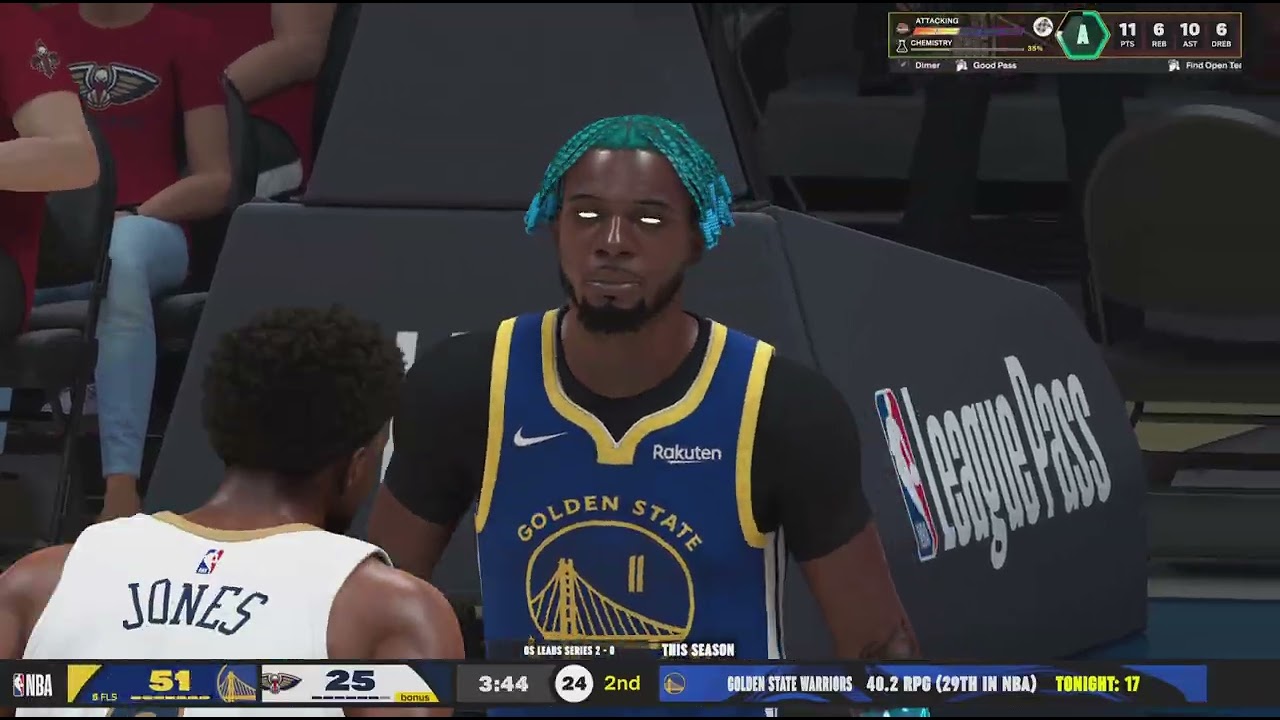 NBA 2K26 play making build tripple double part 2