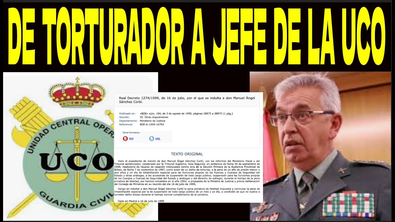 DE TOTURADOR INDULTADO A JEFE DE LA UCO