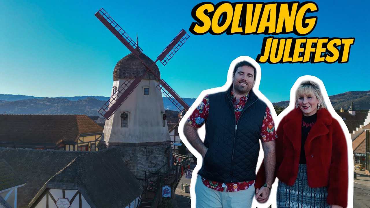Solvang California for Christmas Julefest: Ostriches, Tree lighting, Pastries and More!