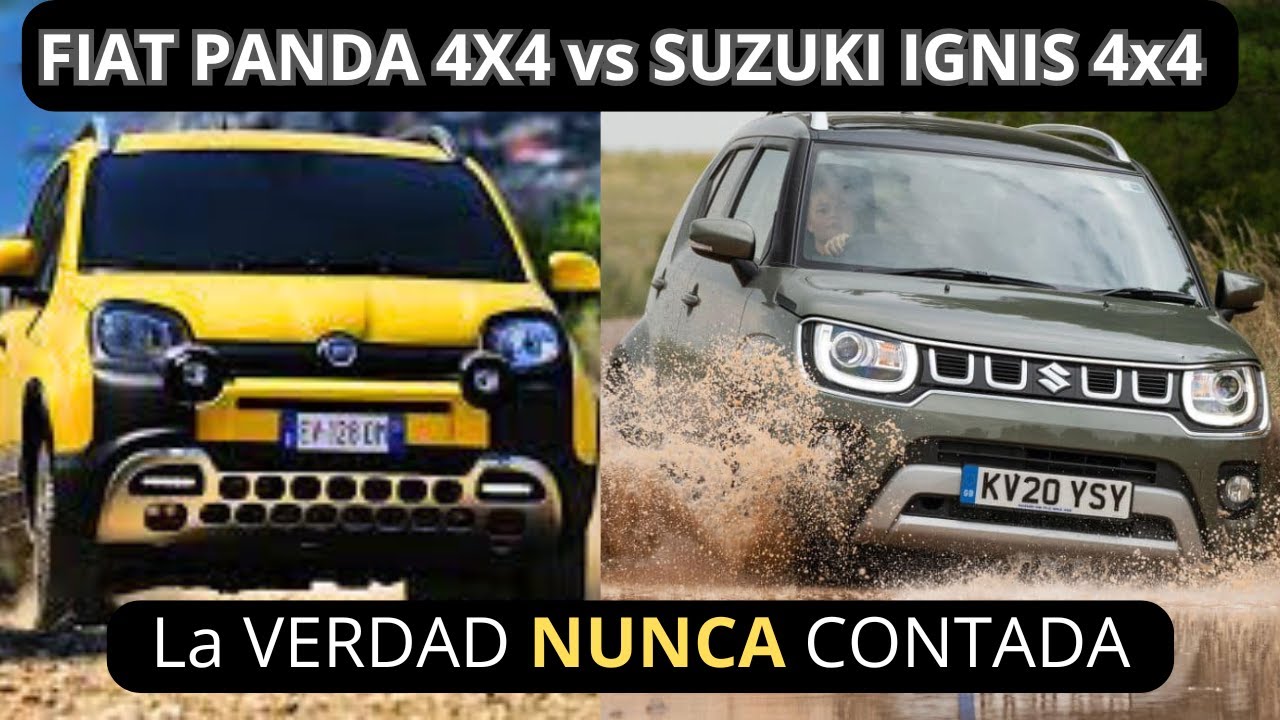 Suzuki IGNIS vs Fiat PANDA 4x4. La Comparativa Definitiva en español. ¿Cuál es él que debes comprar?