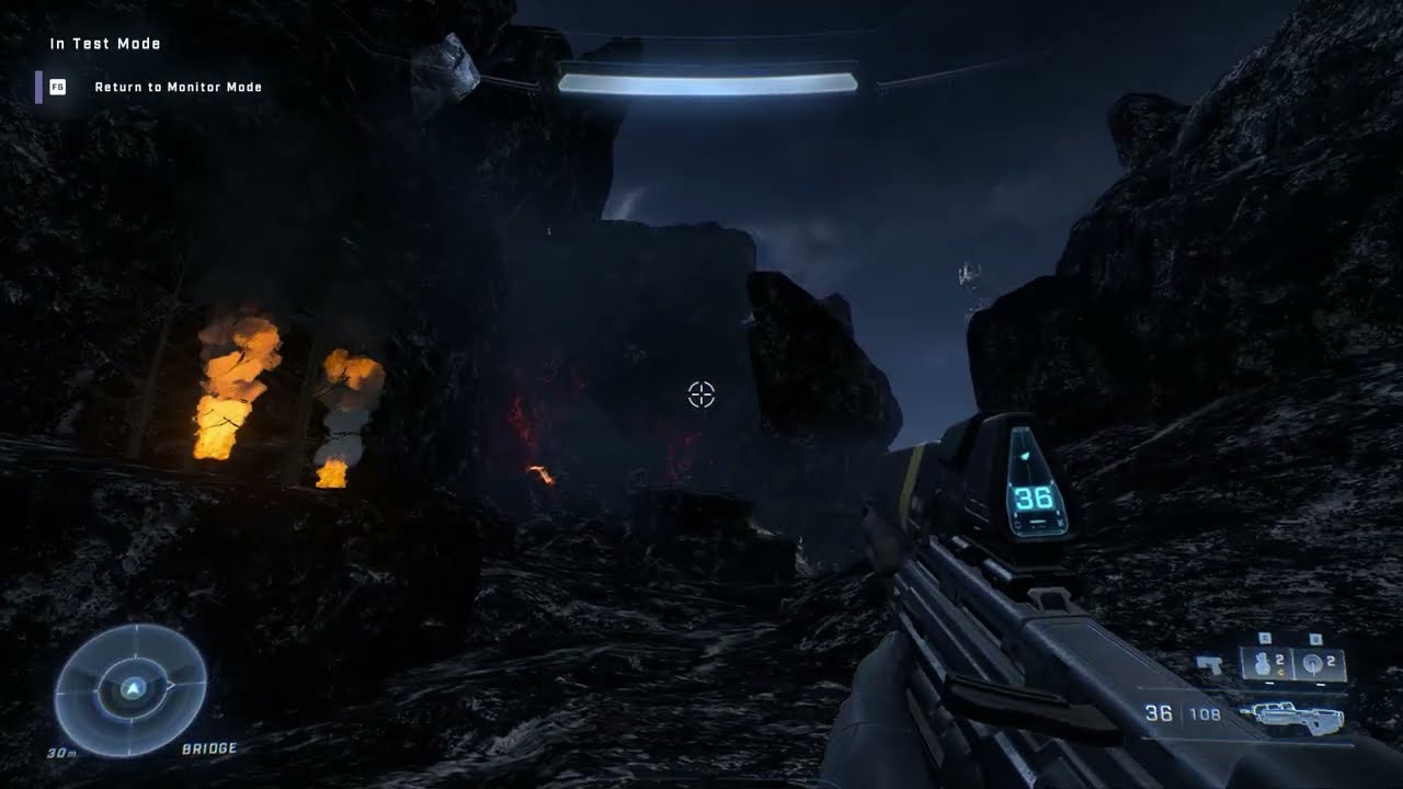 (Early WIP) Zeta Halo Lava Biome in Forge -- Halo Infinite Forge Early Access