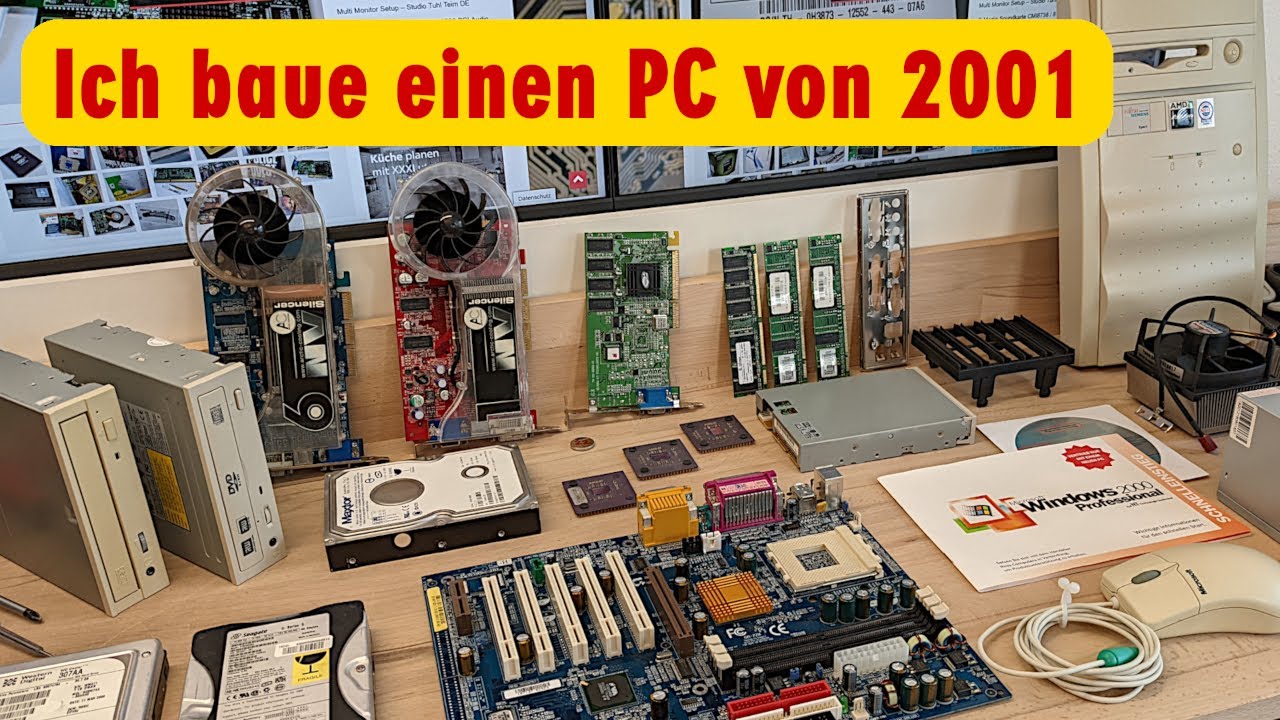 Ich baue einen PC von 2001 mit Windows 2000 - AMD Athlon K7 1GHz Sockel A