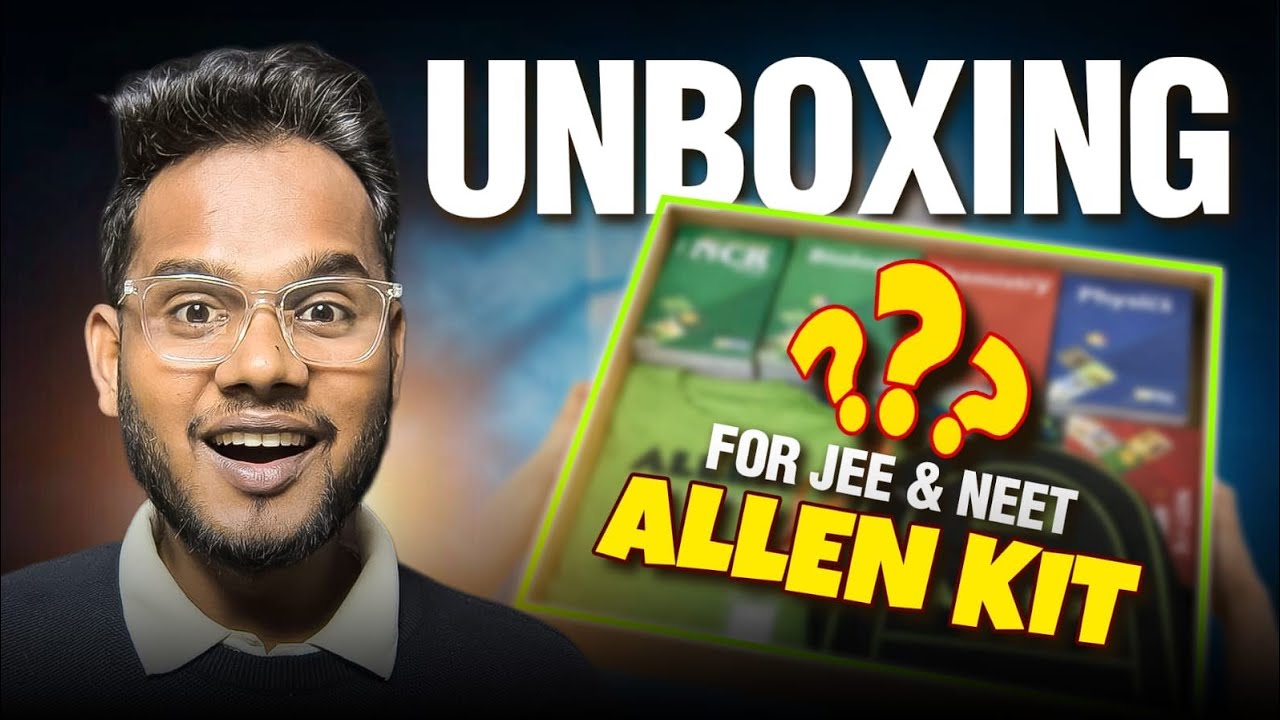Allen JEE/NEET Kit & Study Material Unboxing | Allen New Admission Kit Unboxing #allen #unboxing 
