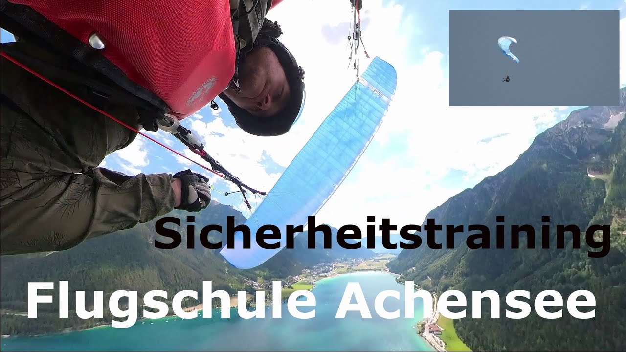 Gleitschirm Sicherheitstraining am Achensee