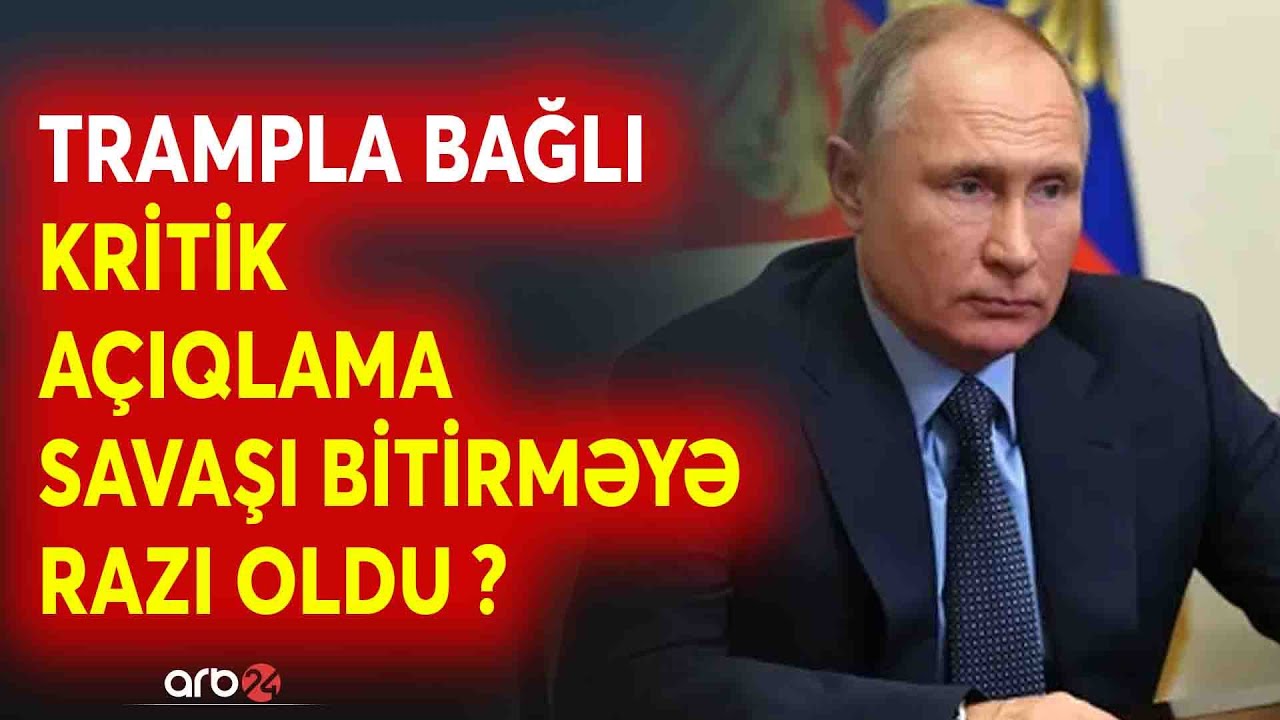 SON DƏQİQƏ! Putin TƏCİLİ açıqlama verdi - Trampla görüş üçün HAZIRLIQ başladı - BU TARİXDƏ...