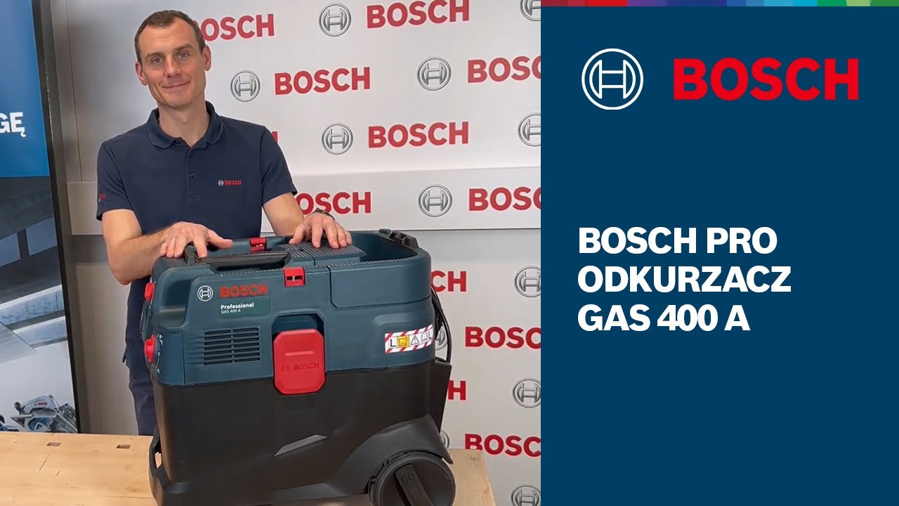 Bosch Professional: Nowy odkurzacz GAS 400 A