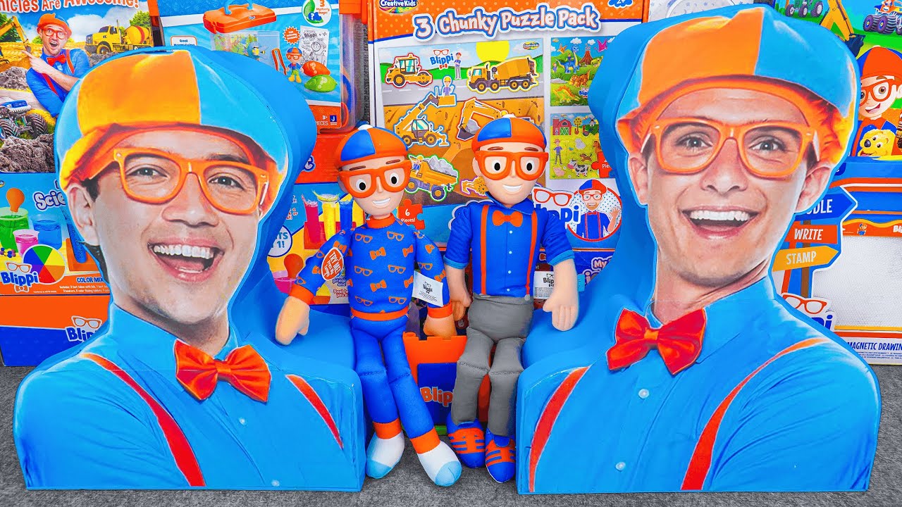 97 Minutes Satisfying with Unboxing Cute Blippi Giant Box Toys Collection ASMR | Review Toys