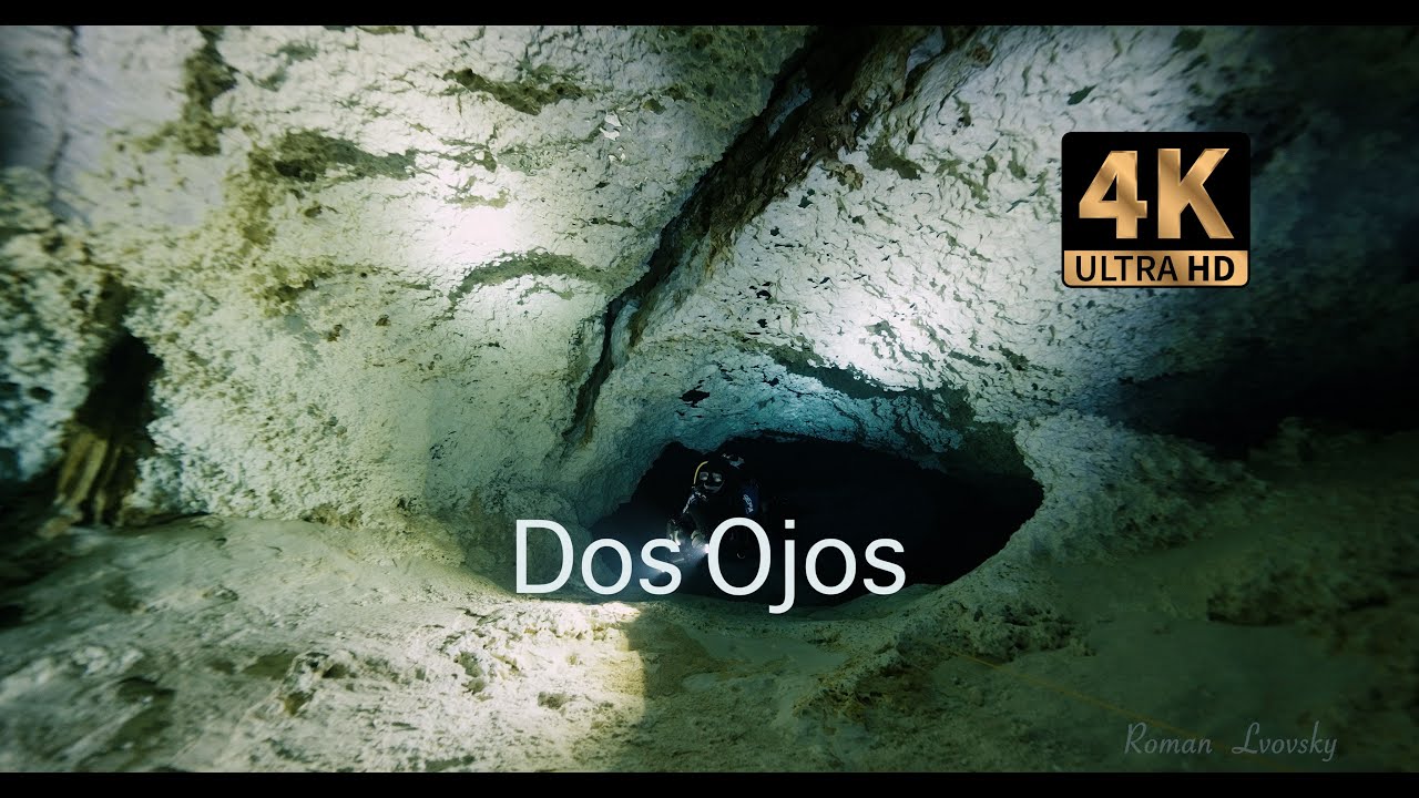 Tulum Dos Ojos Cenote Diving | Underwater Cave Exploration 4K