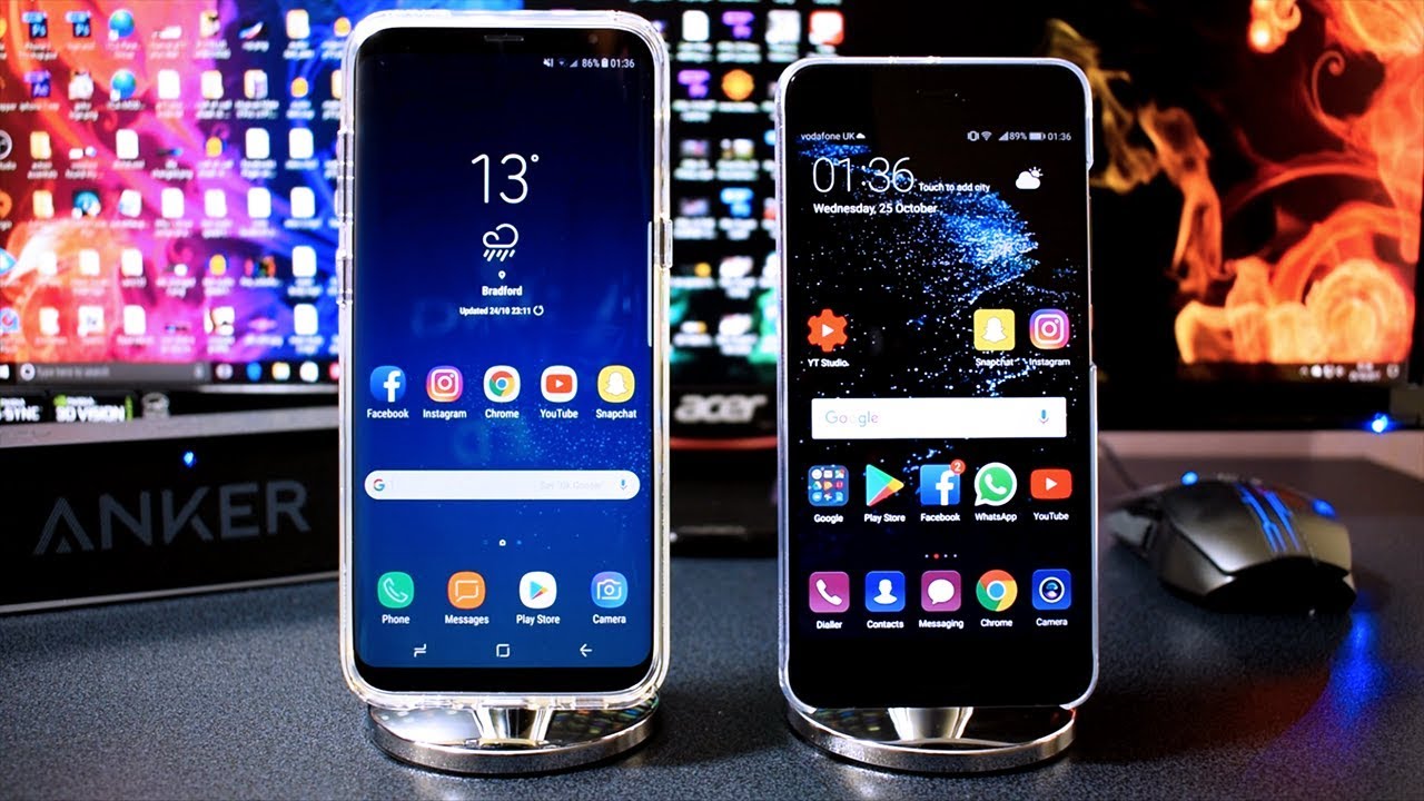 Huawei P10 Plus VS Samsung Galaxy S8 Plus - Speed Test