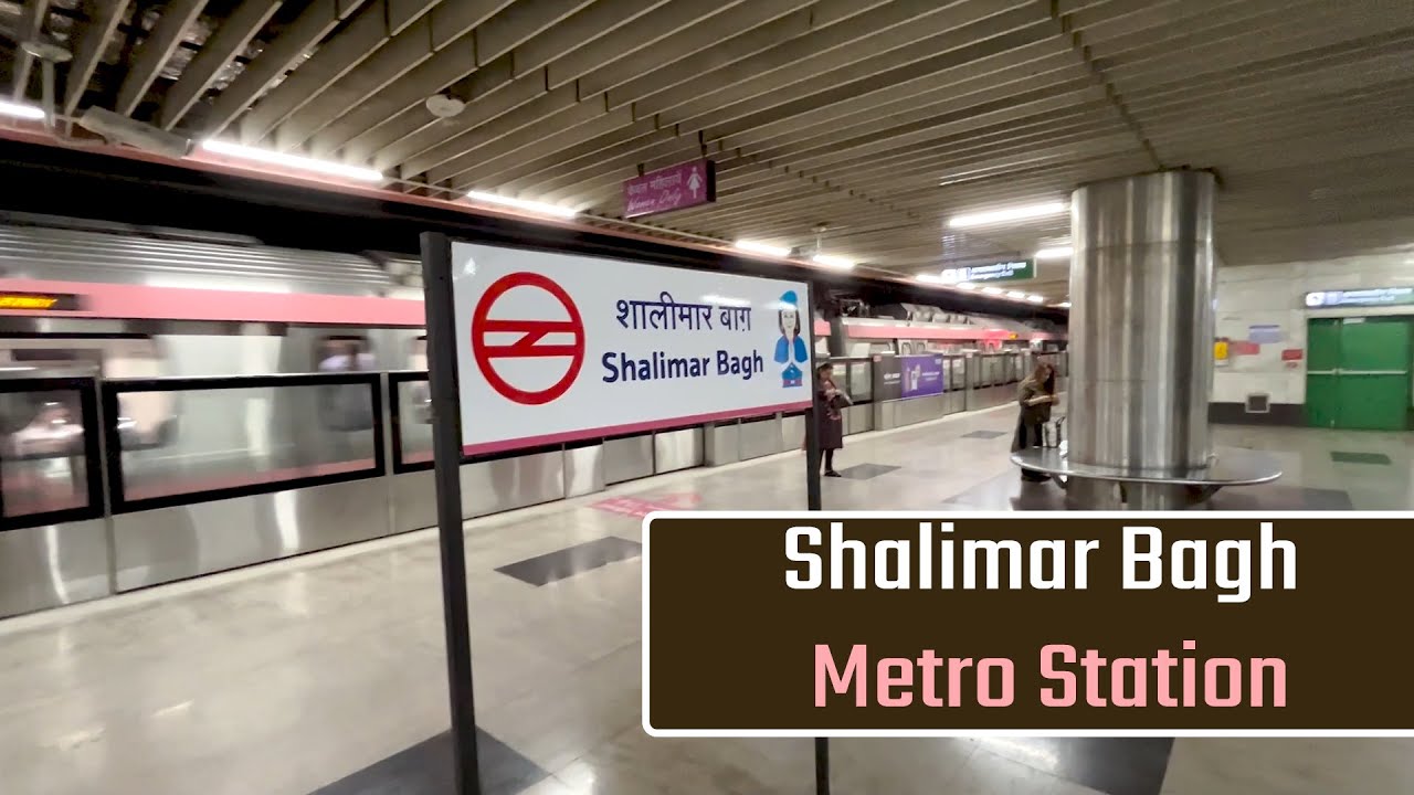 Shalimar Bagh metro station || Shalimar Bagh wazirpur Market