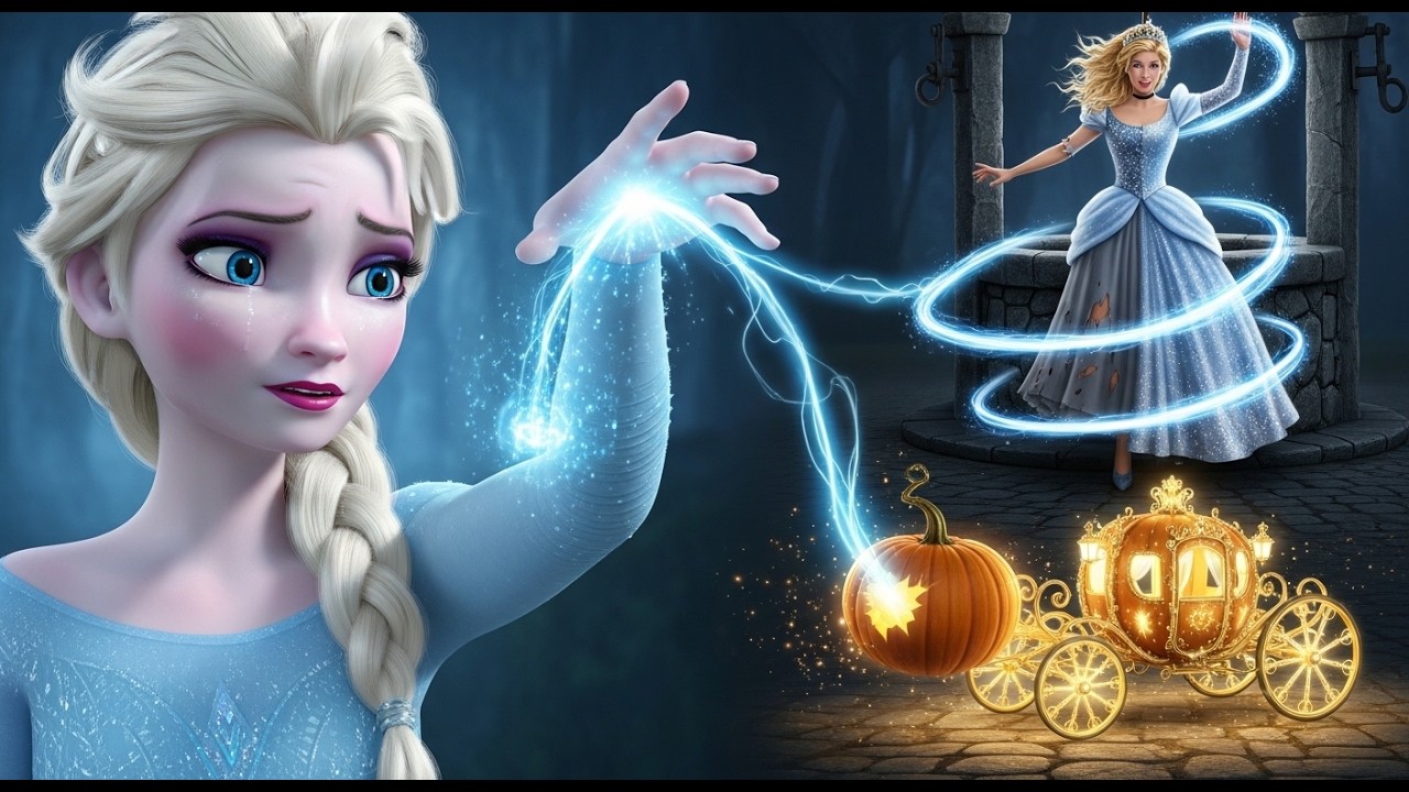 Frozen Meets Cinderella – Elsa Grants the Midnight Wish