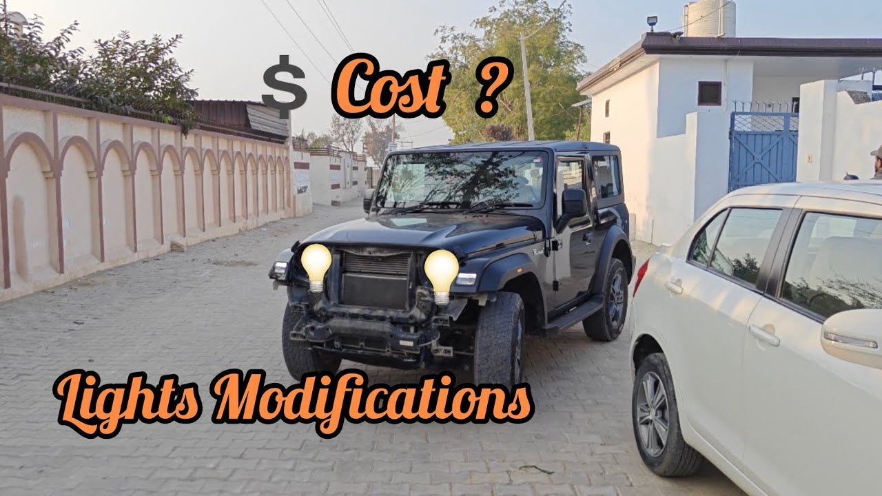 Lights modifications done ☑️ cost ? #makhankhokhar_vlog 
