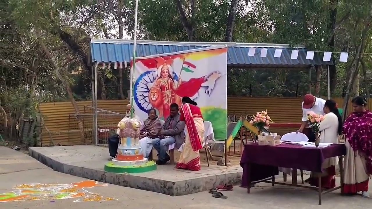 77th Republic day celebration of Shree Jagannath Public School Sunduri Balasore 