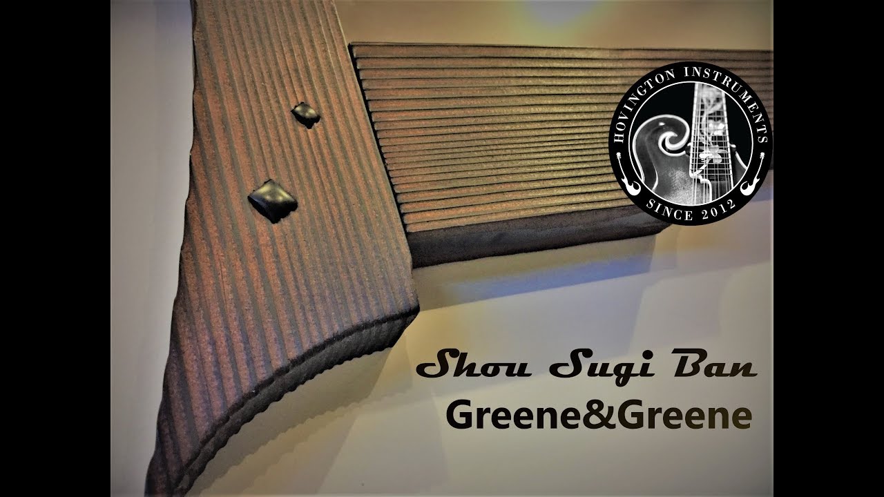Shou Sugi Ban & Greene and Greene Picture frame
