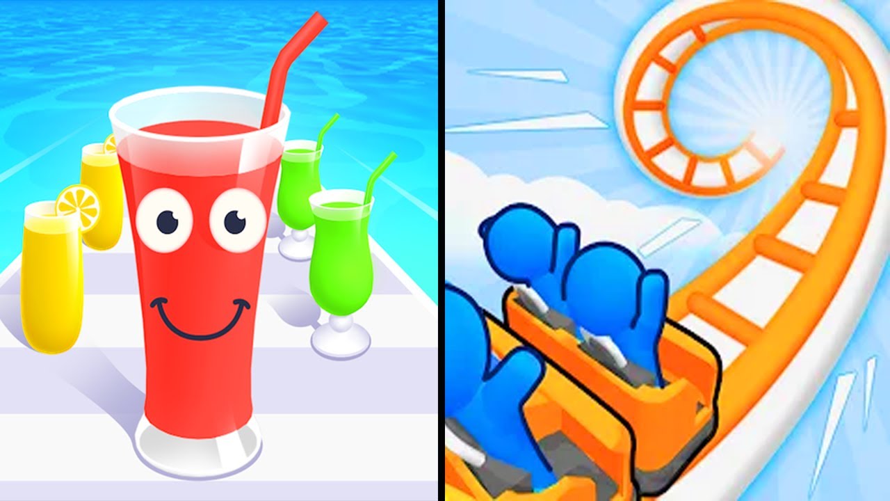 Juice Run vs Runner Coaster 💥 Max Levels Unlocked Gameplay!