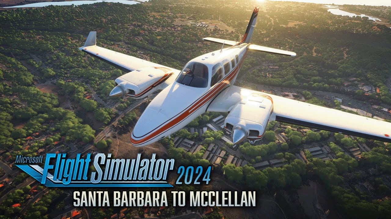 Baron BE58 Professional | Прибрежный маршрут Лос-Анджелеса | Ультра-настройки Microsoft Flight Si...